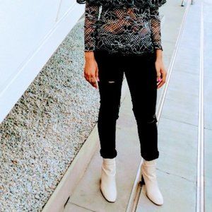 Zara Black Top Blouse